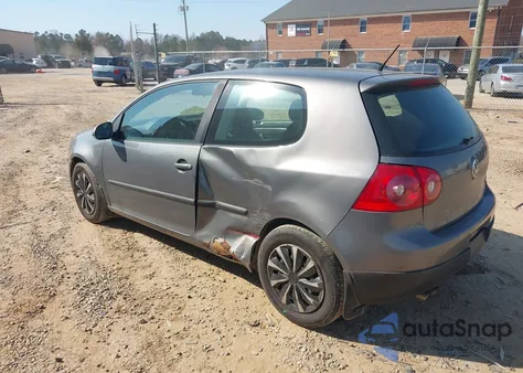 2007 Volkswagen Rabbit 2-Door из США, поврежденный, VIN WVWAR71K37W107182